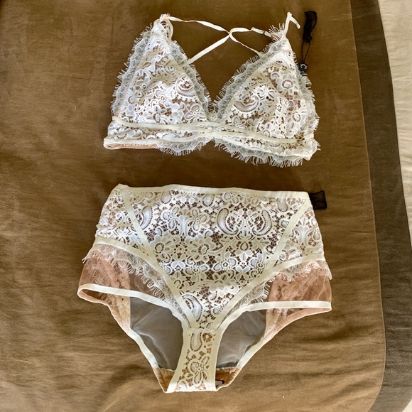 NWT For Love and Lemons Skivvies Lingerie Set - Picture 2 of 10